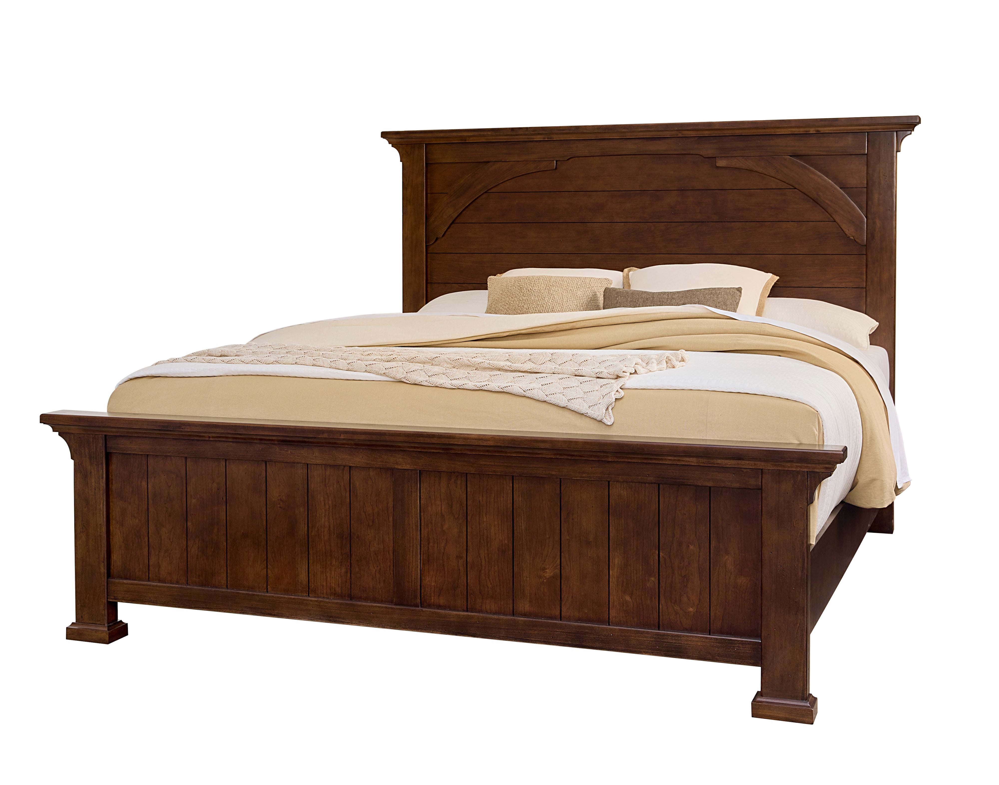 Vaughan Bassett Vista 770-559-955-722 Transitional Queen Mansion Bed ...