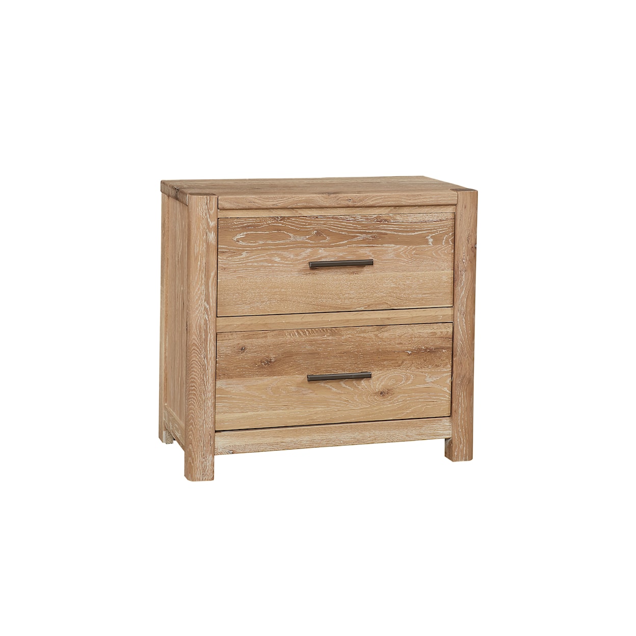 Vaughan-Bassett Charter Oak 2-Drawer Nightstand