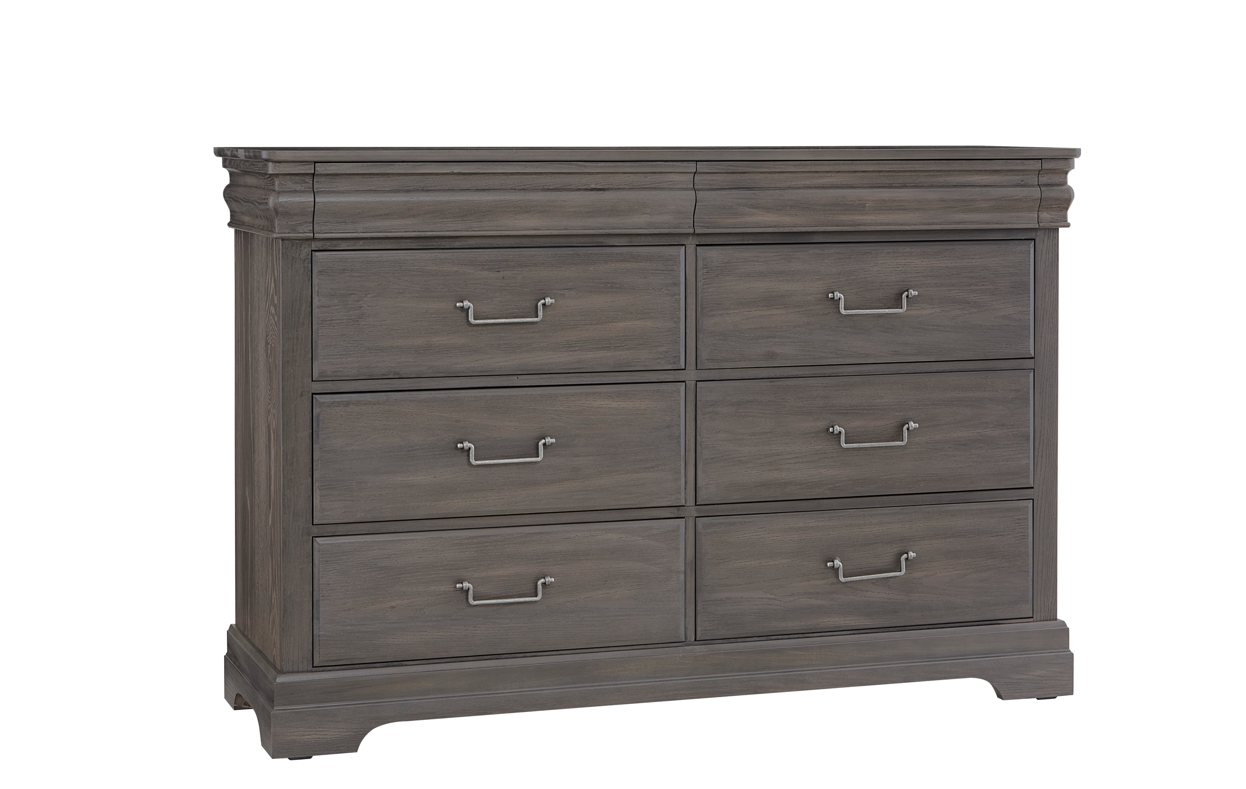 Vaughan Bassett Vista 772-002 Traditional 8-Drawer Dresser With Hidden ...