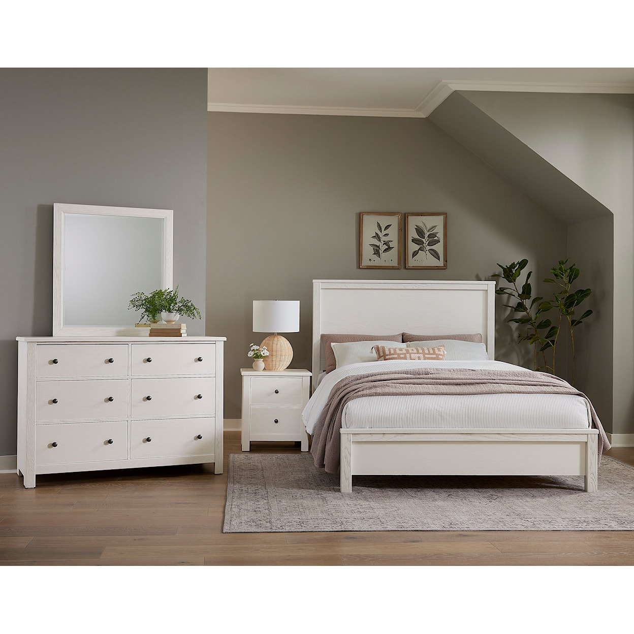 Vaughan Bassett Fundamentals King Panel Bed