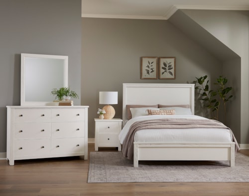 Transitional 4-Piece King Bedroom Set