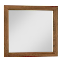 Casual Landscape Mirror with Beveled Glass