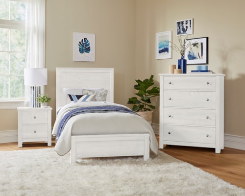 Transitional 3-Piece Twin Bedroom Set