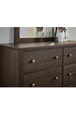 Vaughan Bassett Fundamentals Transitional 6-Drawer Dresser