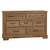 Vaughan-Bassett Yosemite 7-Drawer Dresser