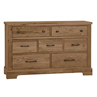 Rustic 7-Drawer Dresser