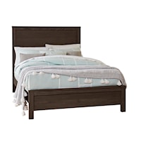 Transitional Full Panel Bed with Low-Profile Footboard