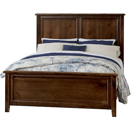 Casual King Amish Panel Bed