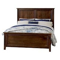 Casual King Amish Panel Bed