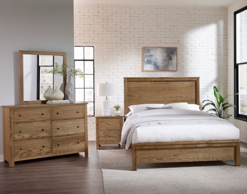 Transitional 4-Piece Queen Bedroom Set