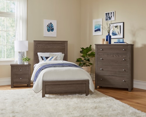 Transitional 3-Piece Twin Bedroom Set