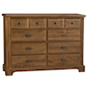 Vaughan-Bassett Lancaster County 8-Drawer Dresser