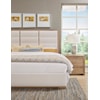 Vaughan-Bassett Charter Oak Upholstered Queen Panel Bed