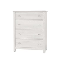 Transitional 4-Drawer Chest of Drawers