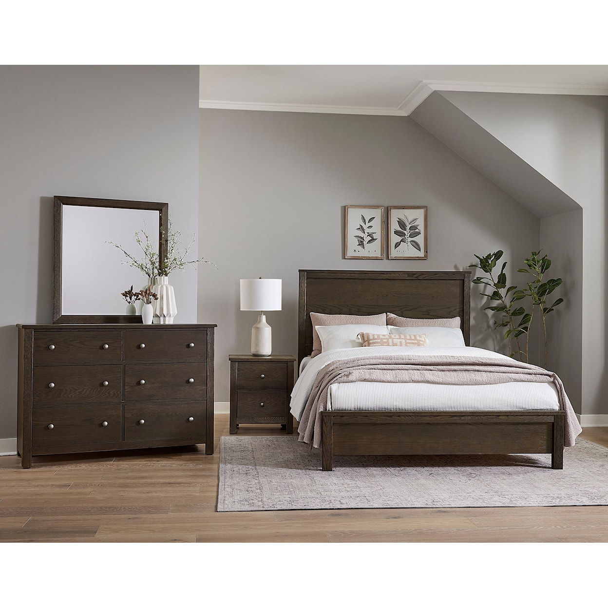 Vaughan Bassett Fundamentals Panel Headboard King