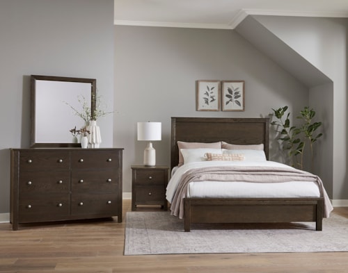 Transitional 4-Piece Queen Bedroom Set