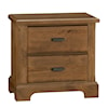 Vaughan-Bassett Lancaster County 2-Drawer Nightstand