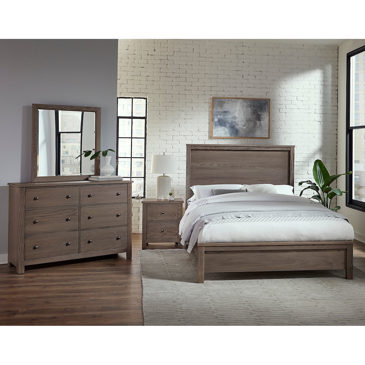 Vaughan Bassett Fundamentals Panel Headboard King