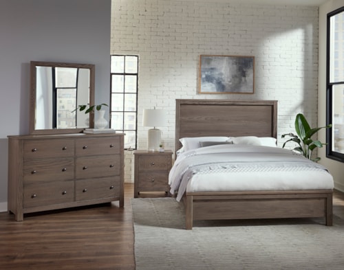 Transitional 4-Piece Queen Bedroom Set