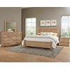 Vaughan Bassett Crafted Oak - Bleached White Queen Poster Bed