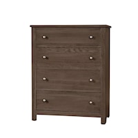 Transitional 4-Drawer Chest of Drawers