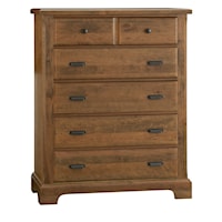 Casual 5-Drawer Bedroom Chest of Drawers