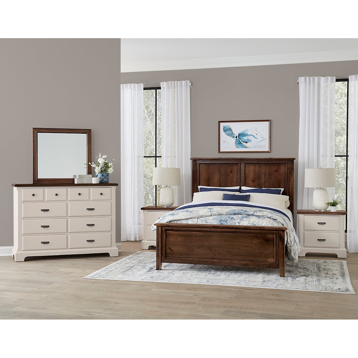 Vaughan Bassett Lancaster County 2-Tone Nightstand