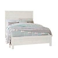 Transitional Full Panel Bed with Low-Profile Footboard