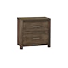 Laurel Mercantile Co. Crafted Oak 2-Drawer Nightstand