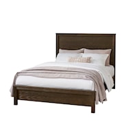 Transitional Queen Panel Bed with Low-Profile Footboard