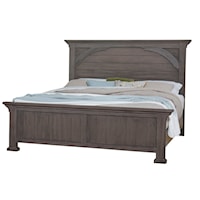 Transitional King Mansion Bed