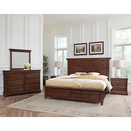 King Mansion Storage Bed