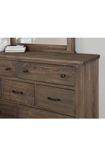 Artisan & Post Yosemite Rustic 4-Piece Cal King Bedroom Set with "X" Motif