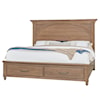 Vaughan Bassett Vista Queen Mansion Storage Bed