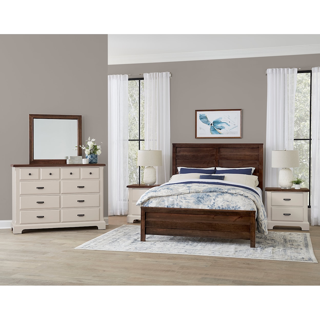 Vaughan-Bassett Lancaster County King Panel Bed