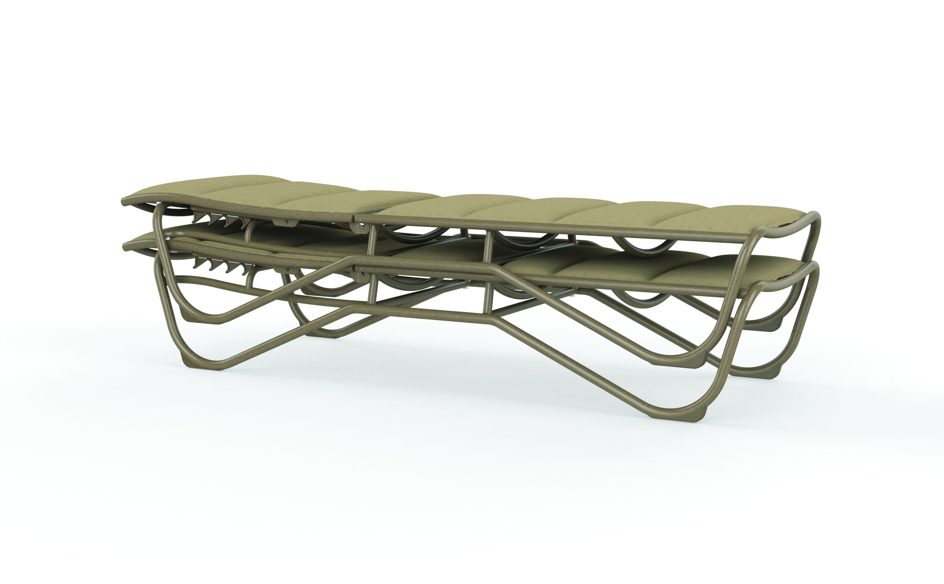 Tropitone Millennia Millennia Padded Sling Armless Chaise Lounge