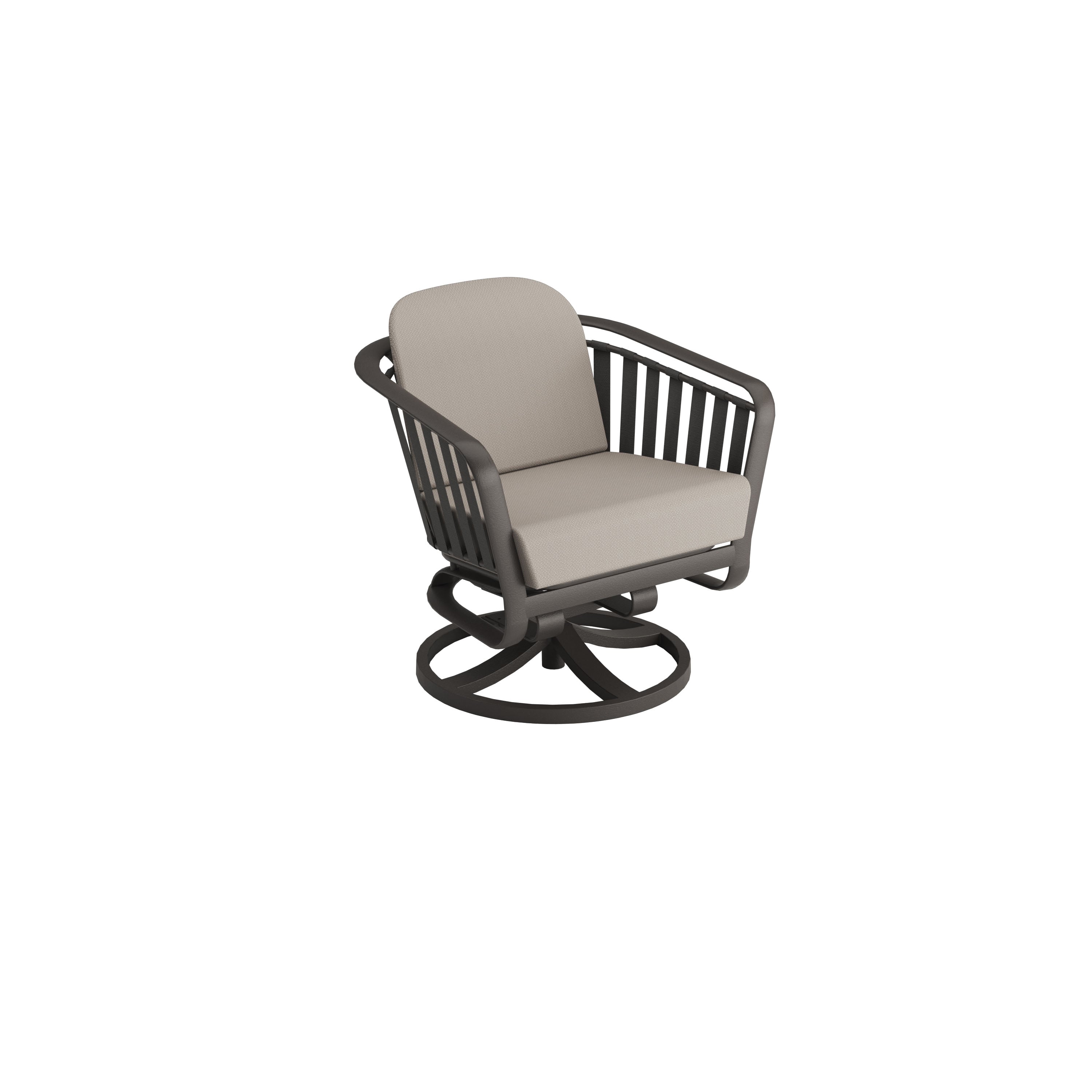 Trelon Cushion Swivel Action Lounger