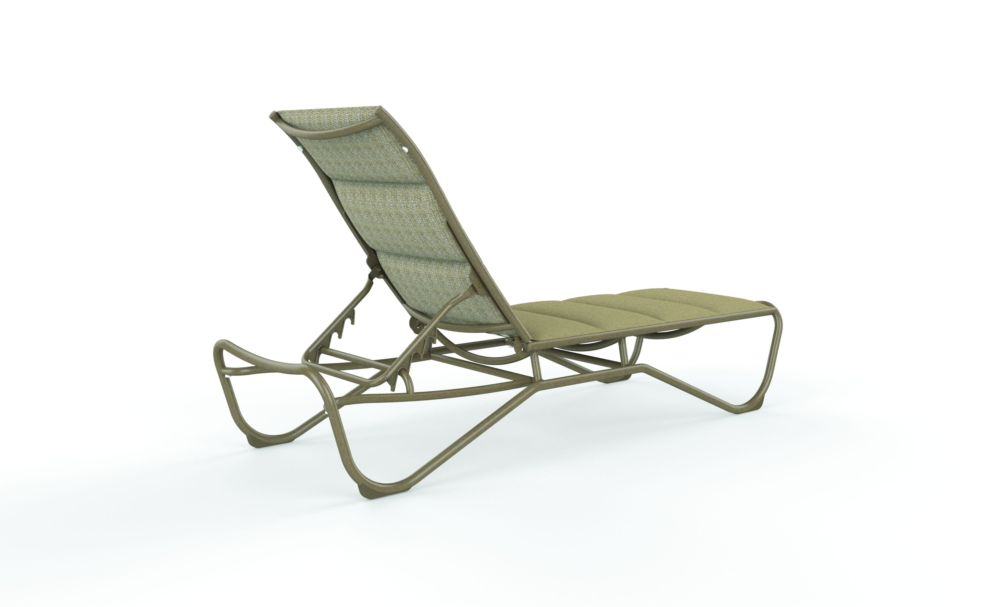 Tropitone Millennia Millennia Padded Sling Armless Chaise Lounge