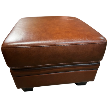 Leather Ottoman