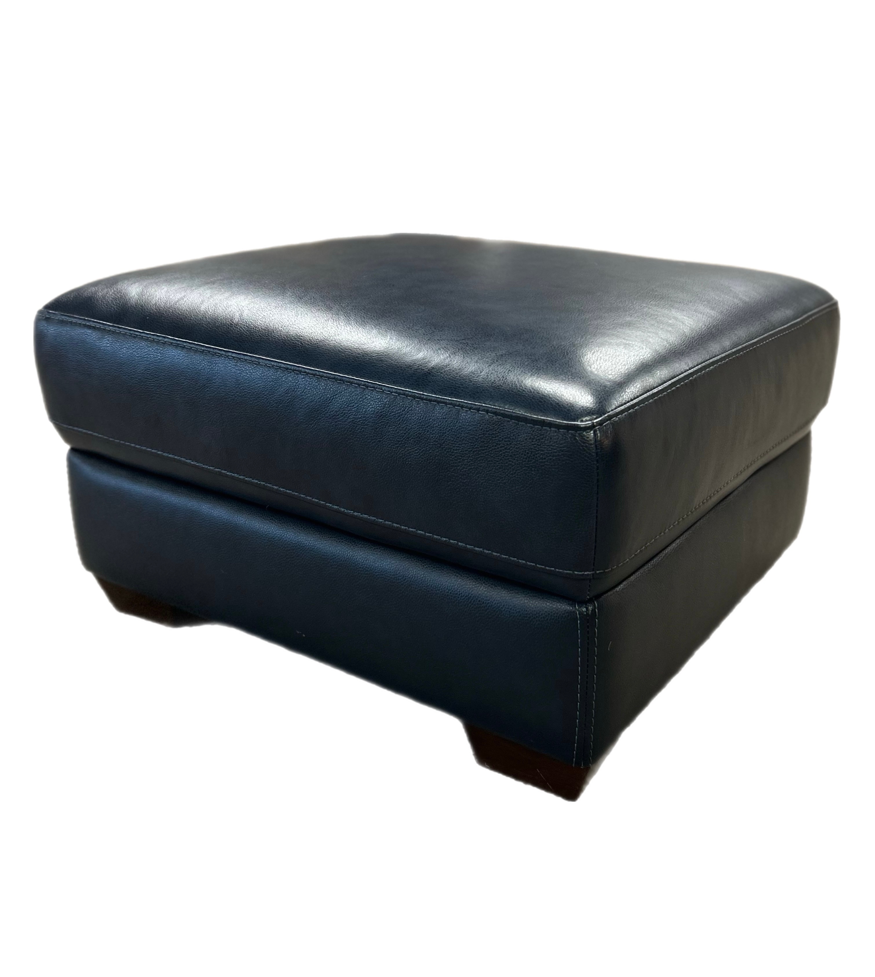 Leather Ottoman