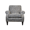 Smith Brothers Upholstered Chair with Rolled Arms Upholstered Chair