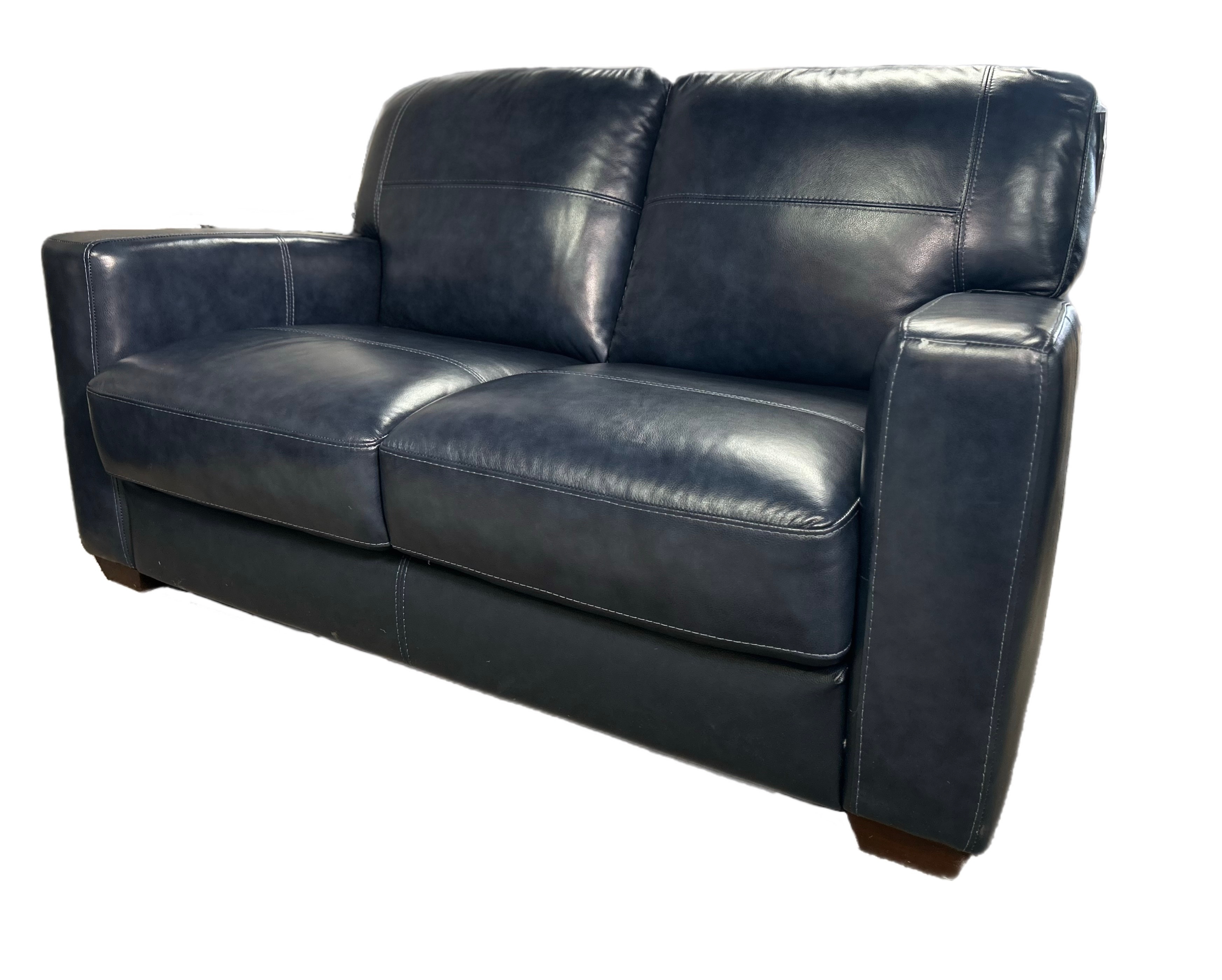LEATHER LOVESEAT