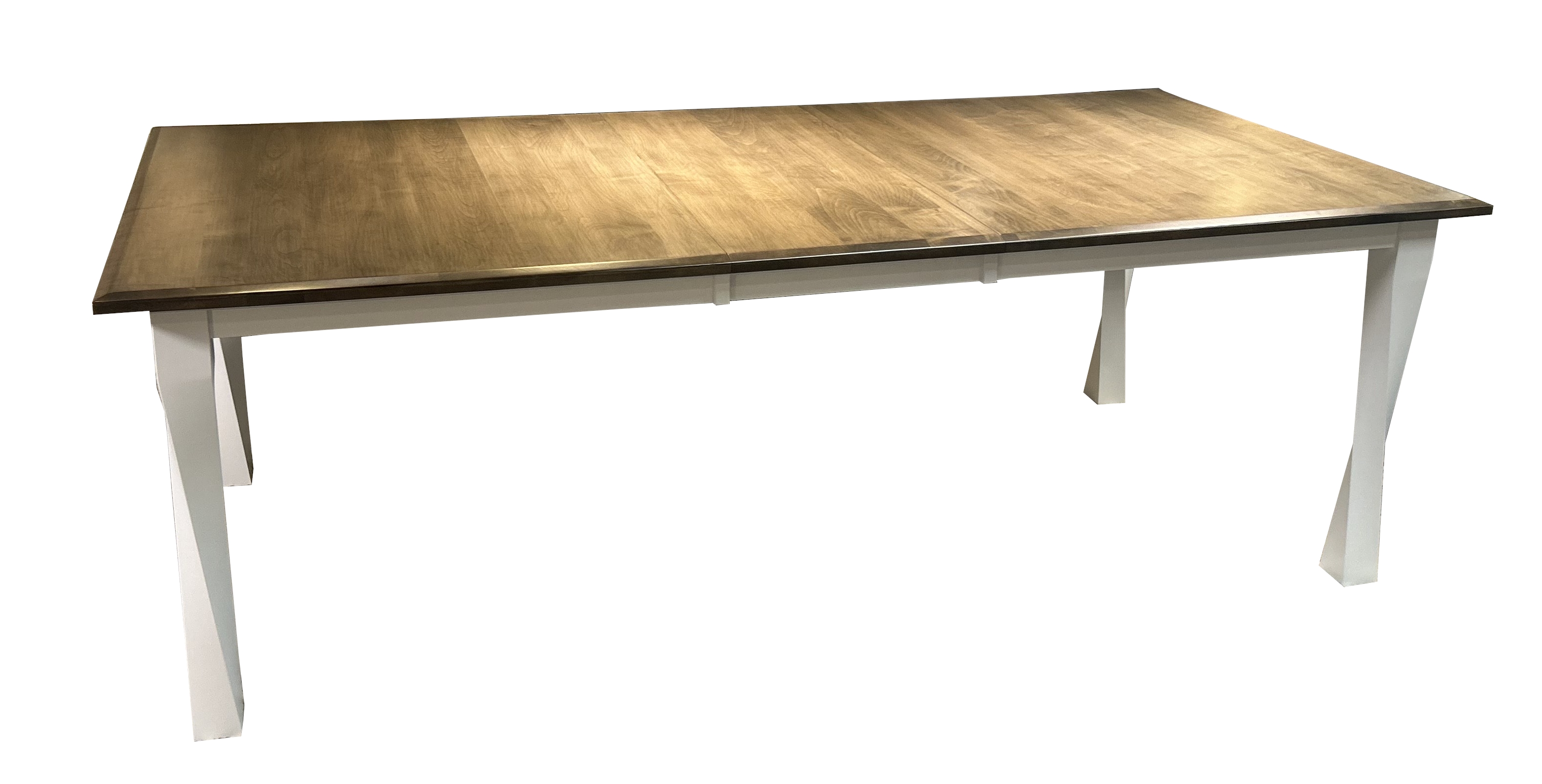 42X72 Sandstone &amp; White Table with Leaf