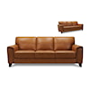 Violino Violino Leather Caramel Sofa