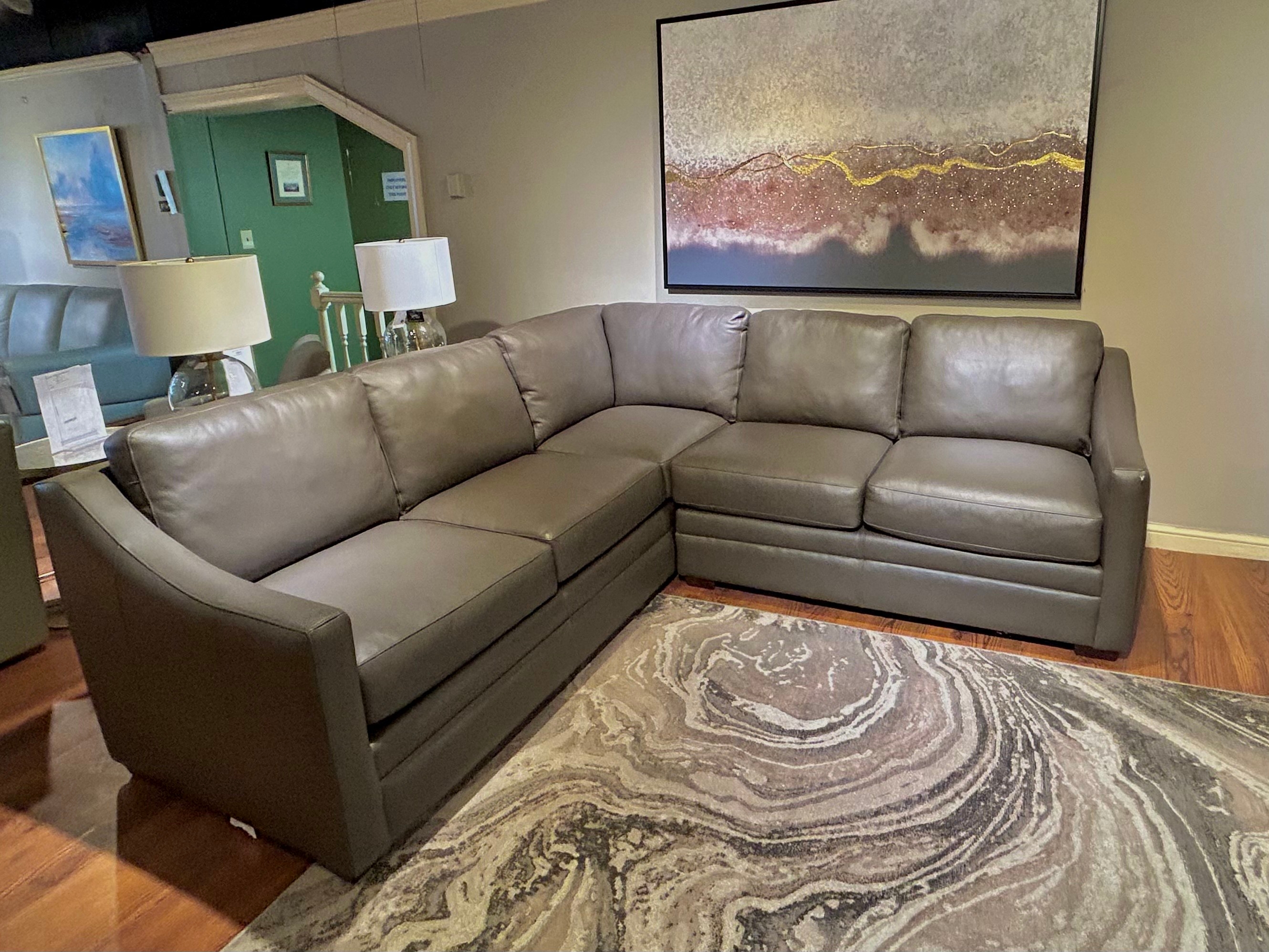 Leather Sectional