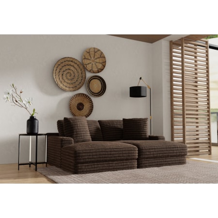 Dual Chaise Sectional Sofa