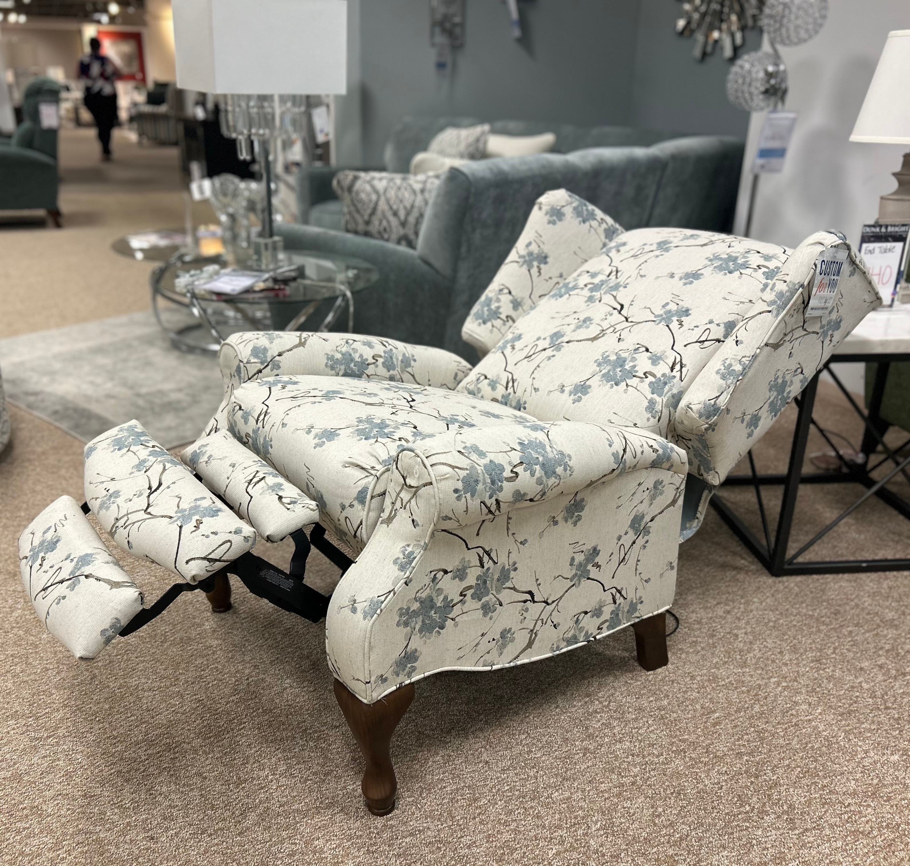 Wing Back Power Recliner Chair