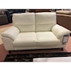 Violino Violino White Leather Loveseat