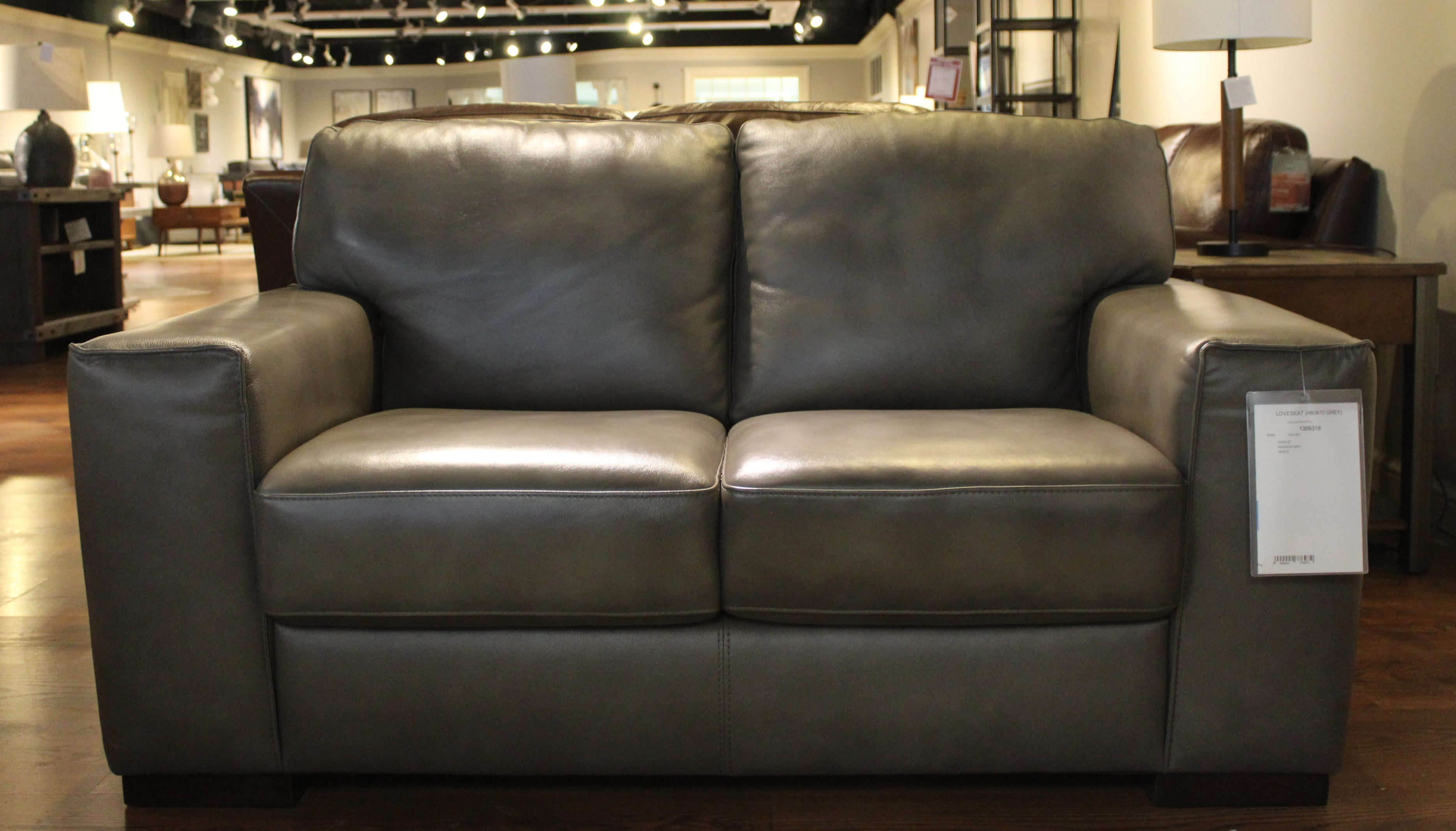 Violino 30480 1309316 Contemporary Loveseat with Track Arms Dunk