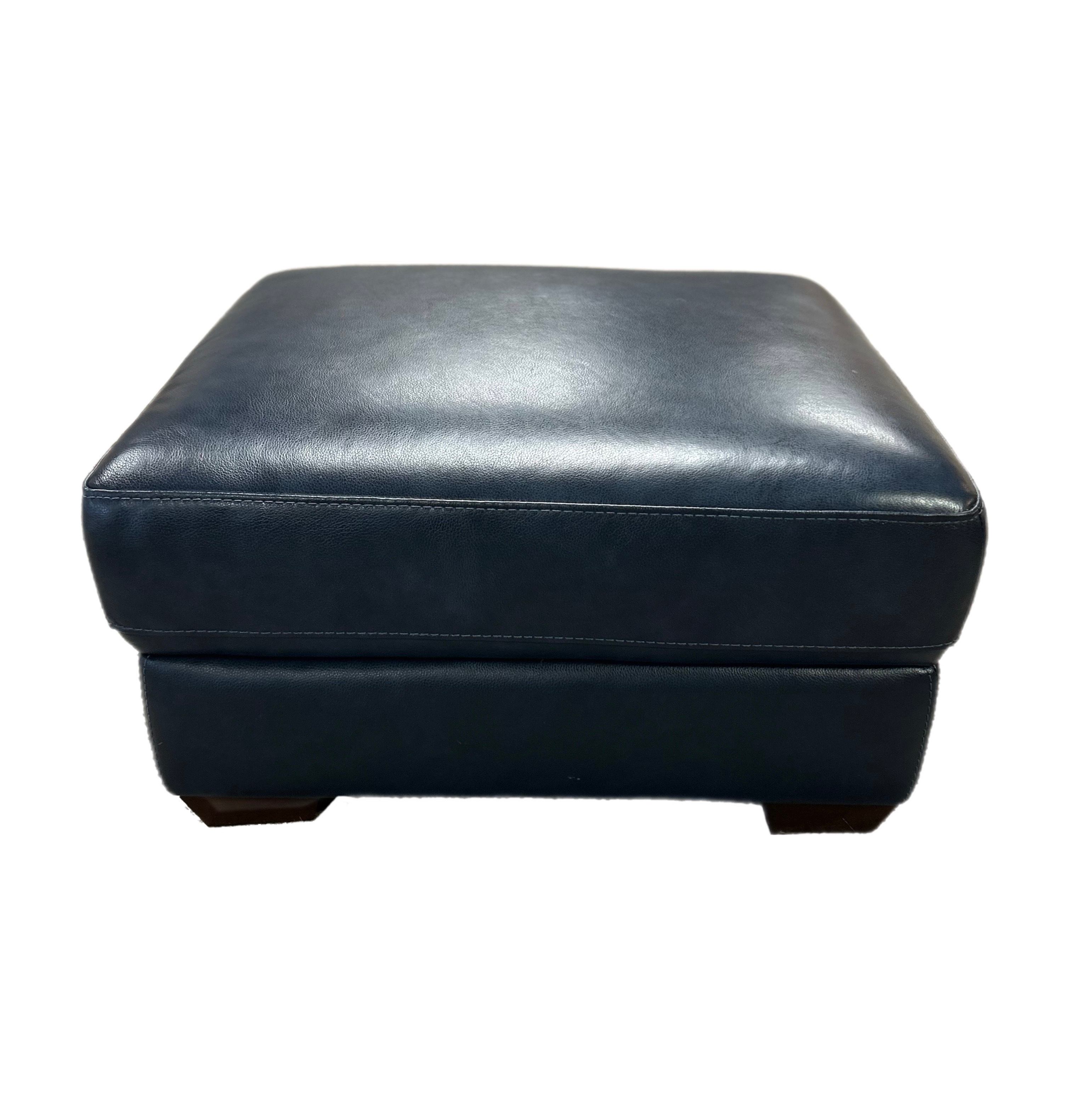 Leather Ottoman